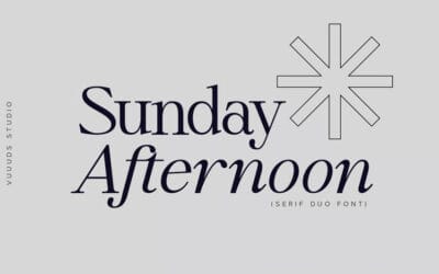 Sunday Afternoon Font