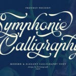 Symphonie Calligraphy Font
