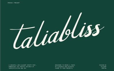 Taliabliss Font