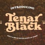 Tenar Black Font