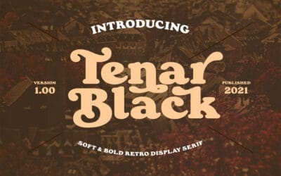 Tenar Black Font