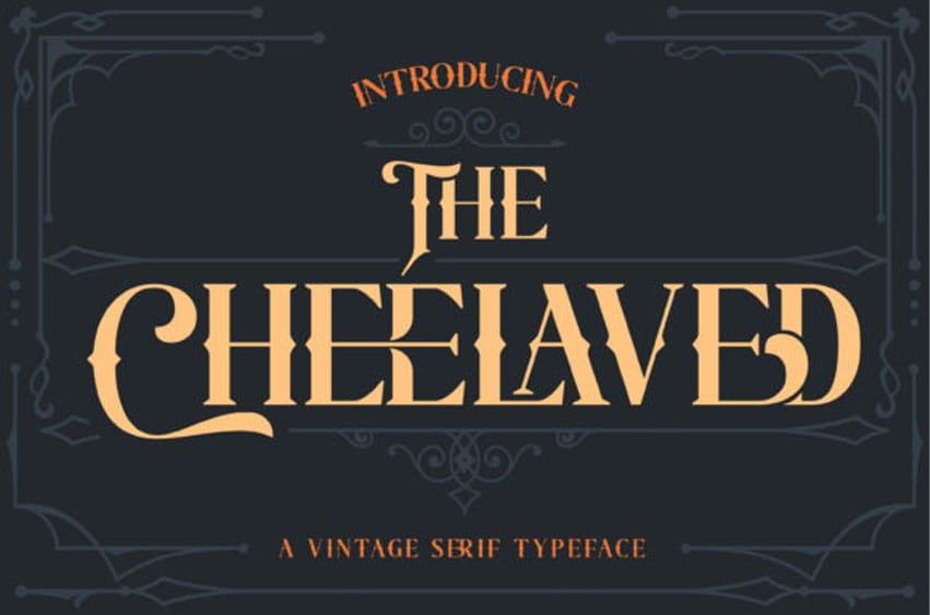 The Cheelaved Font