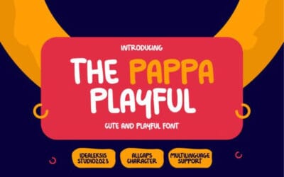 The Pappa Playful Font