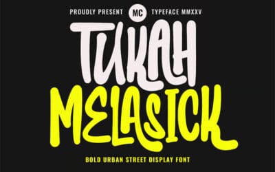 Tukah Melasick Font