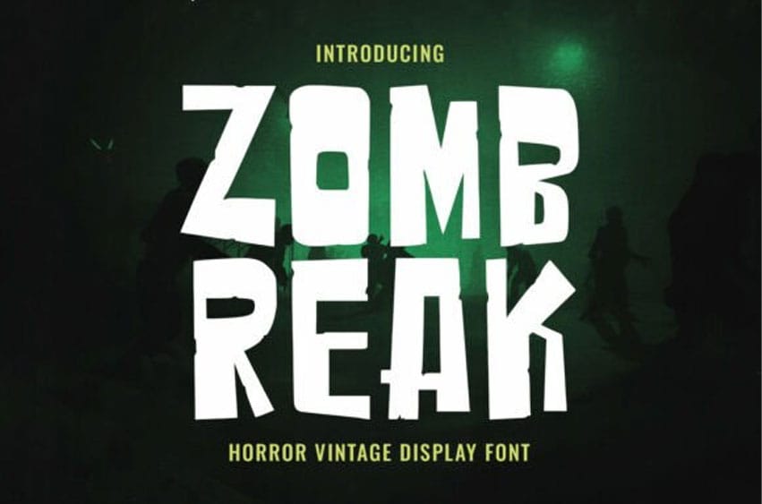 Zombreak Font