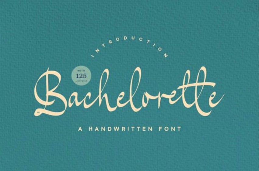 Bachelorette Font