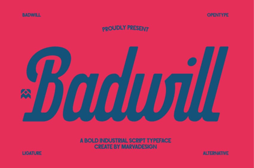 Badwill Font