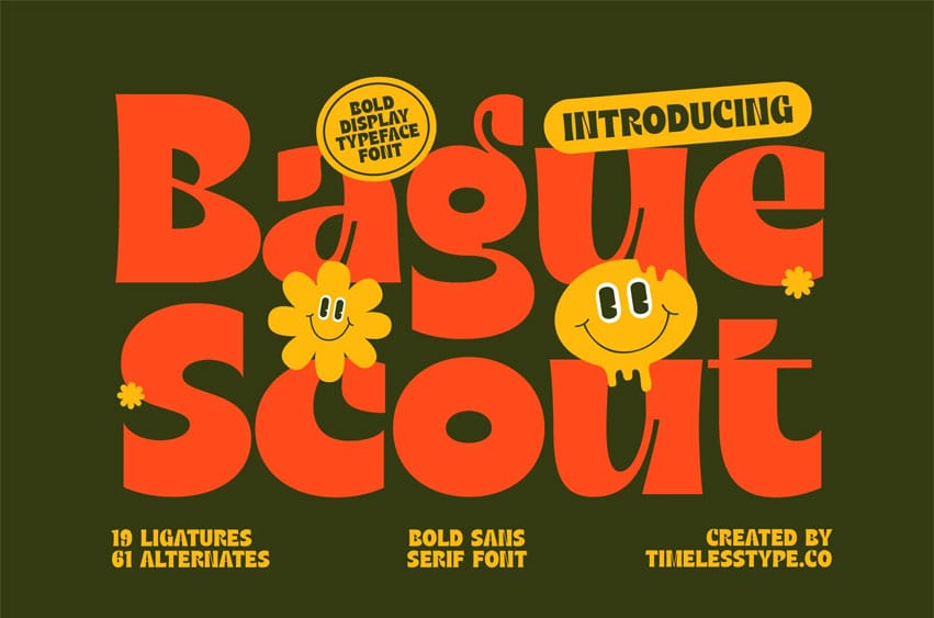 Bague Scout Font