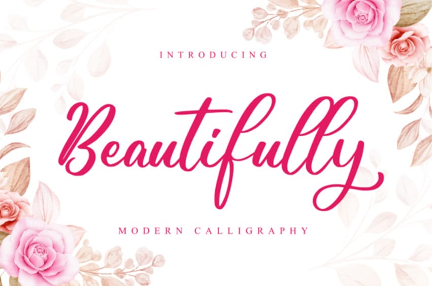 Beautifully Calligraphy Font