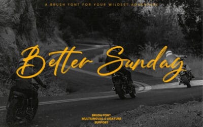 Better Sunday Font