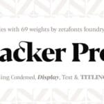 Blacker Pro Font