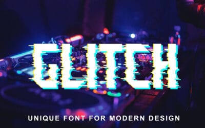 Block Glitch Font