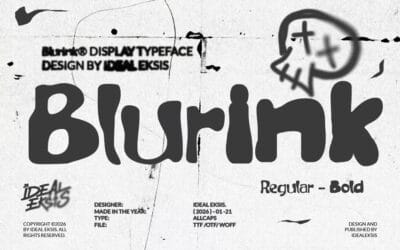 Blurink Font