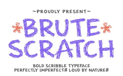 Brute Scratch Font