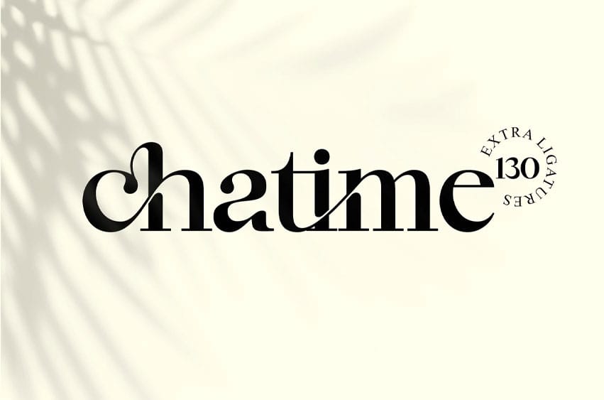 Chatime Serif Font