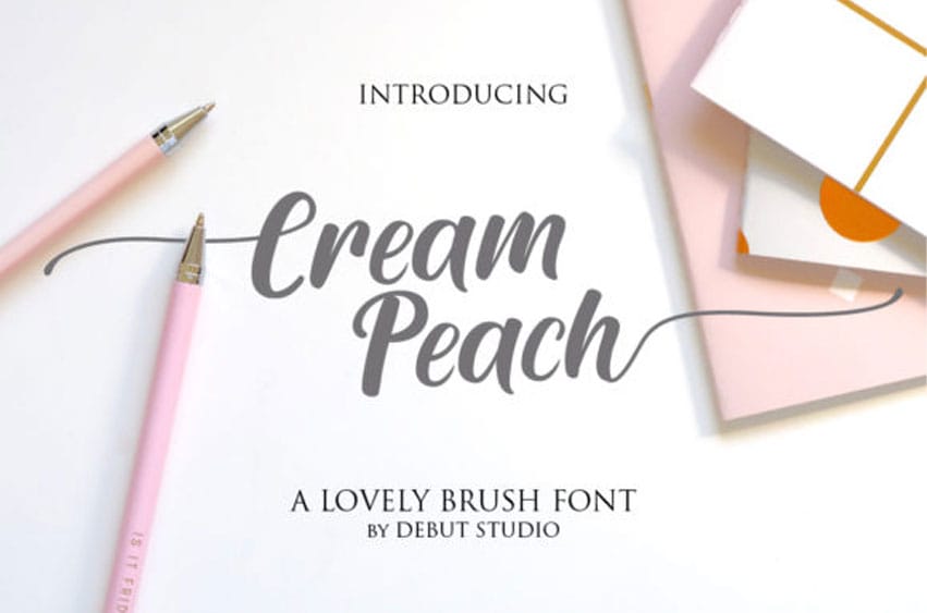 Cream Peach Font