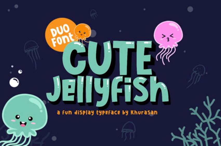 Cute Jellyfish Font