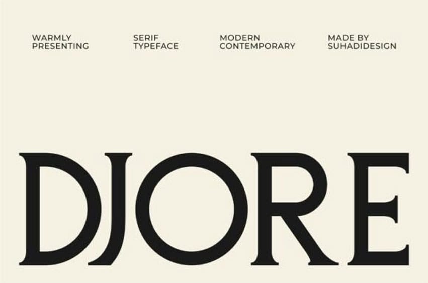 Djore Font