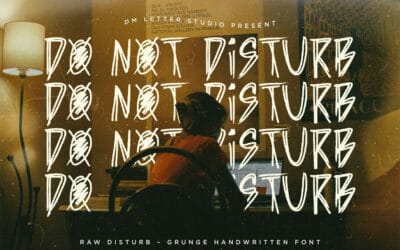 Do Not Disturb Font