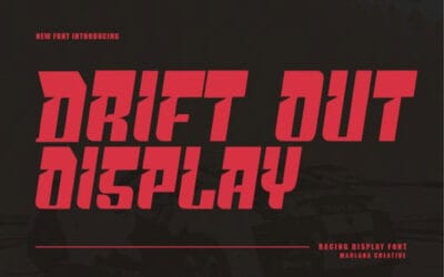 Drift out Font