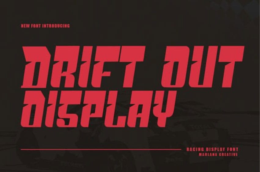 Drift out Font