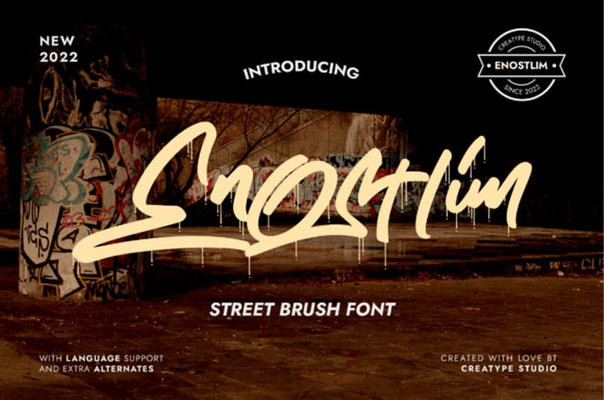 Enostlim Font