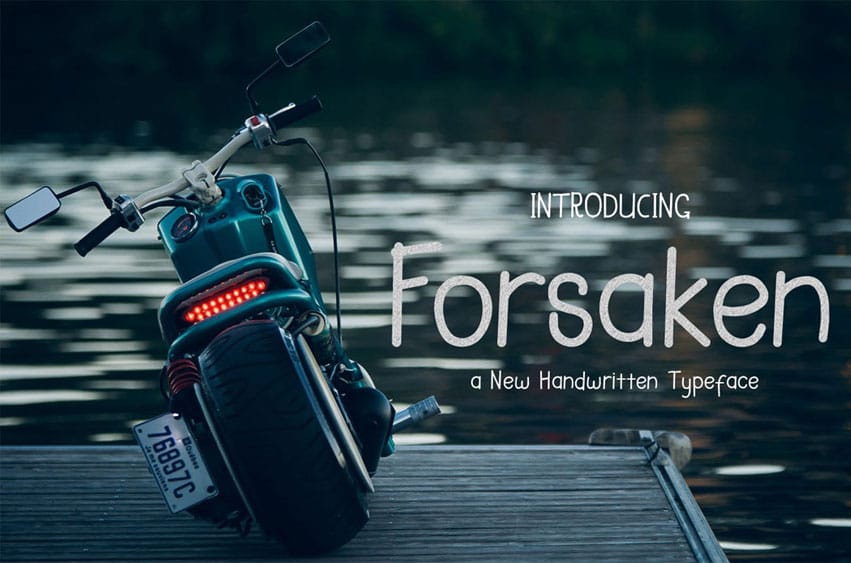 Forsaken Display Font