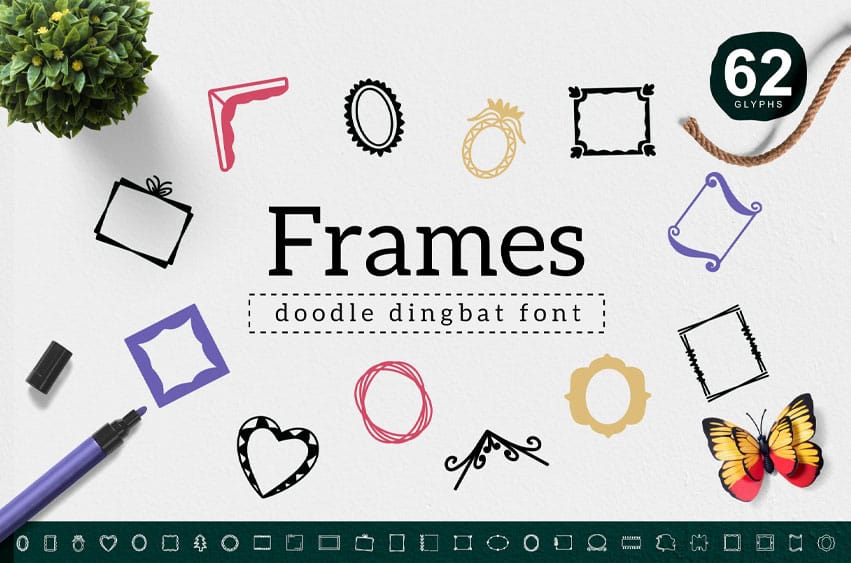 Frames Dingbat Font