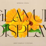 Glamuk Display Font