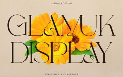 Glamuk Display Font