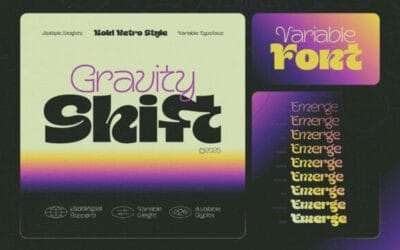 Gravity Shift Font