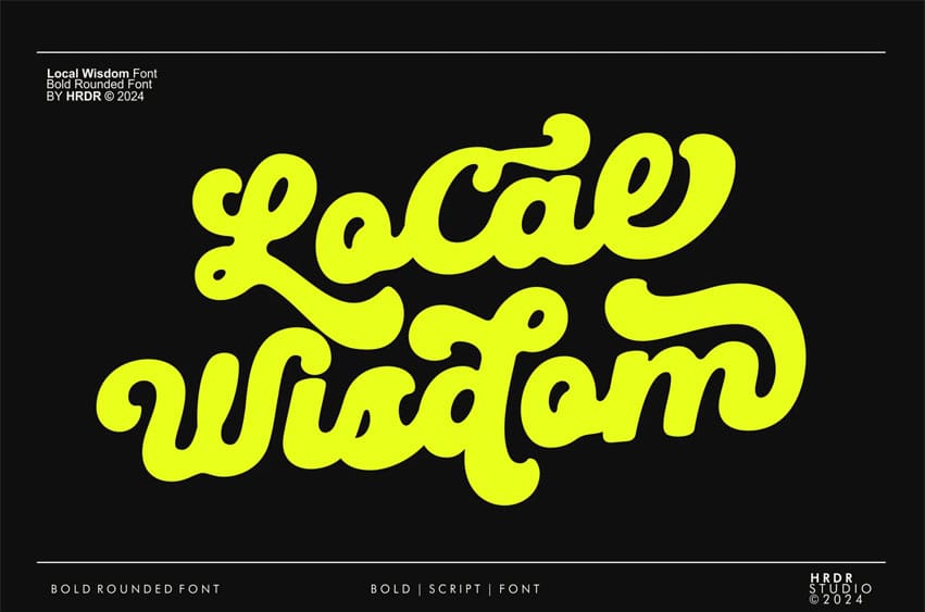 Local Wisdom Font