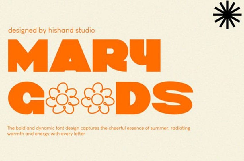 Mary Goods Font