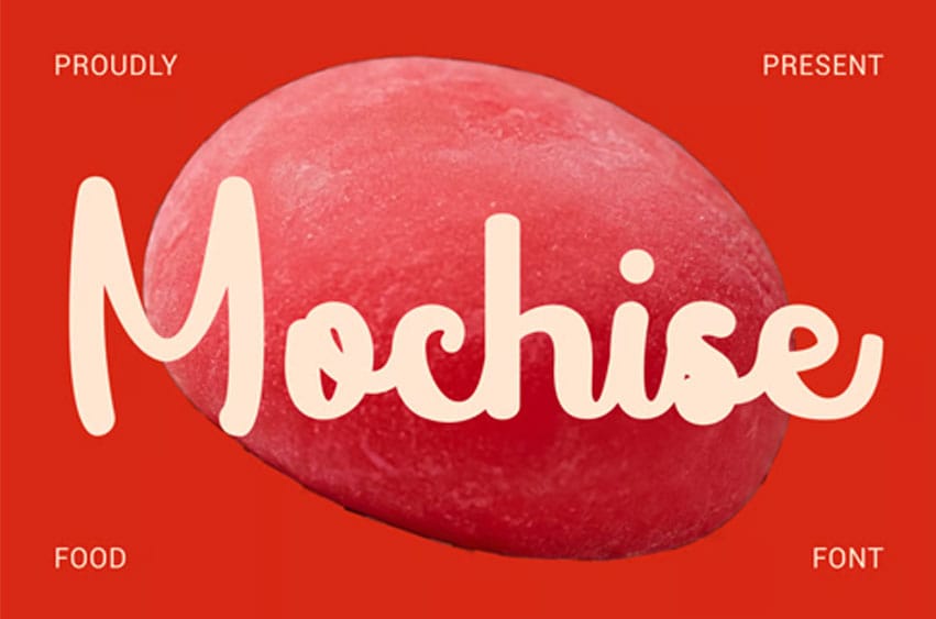 Mochise Food Font