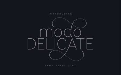 Modo Delicate Font