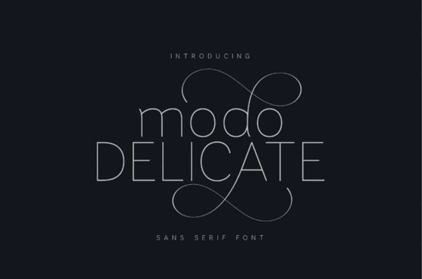 Modo Delicate Font