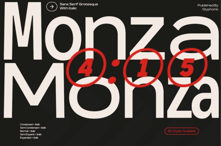 Monza Font