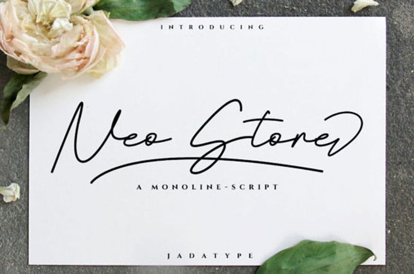 Neo Stone Font