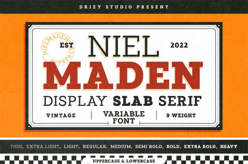 Nielmaden Font