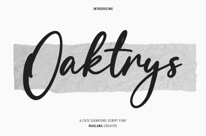Oaktrys Font