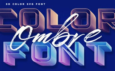 Ombre Color Font