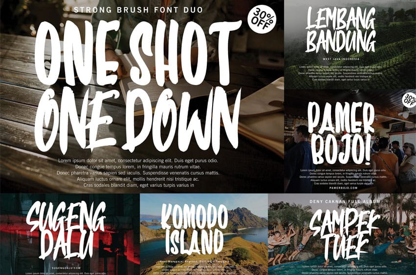 One Shot Font