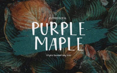 Purple Maple Font