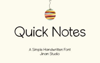 Quick Notes Font