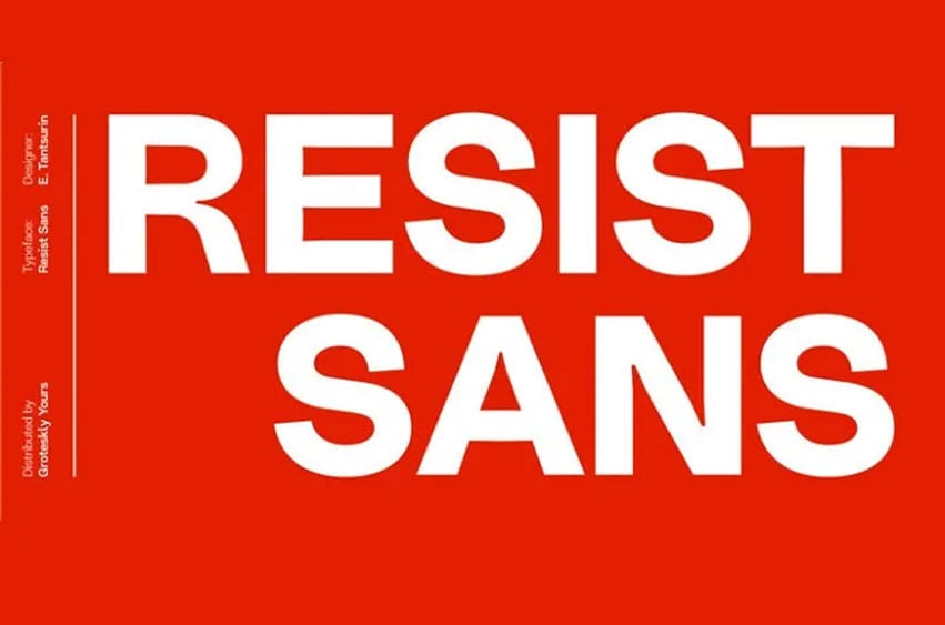 Resist Sans Font