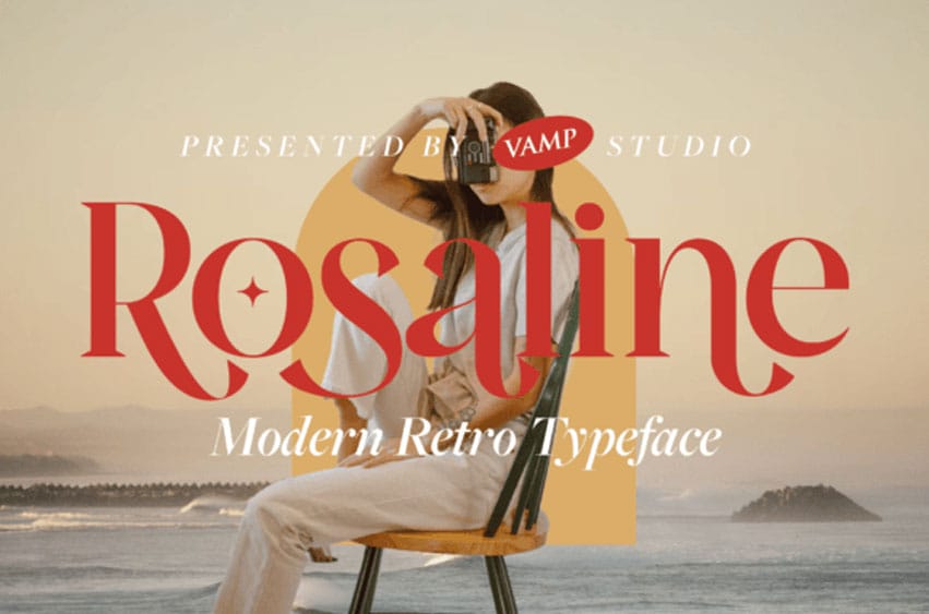 Rosaline Retro Font