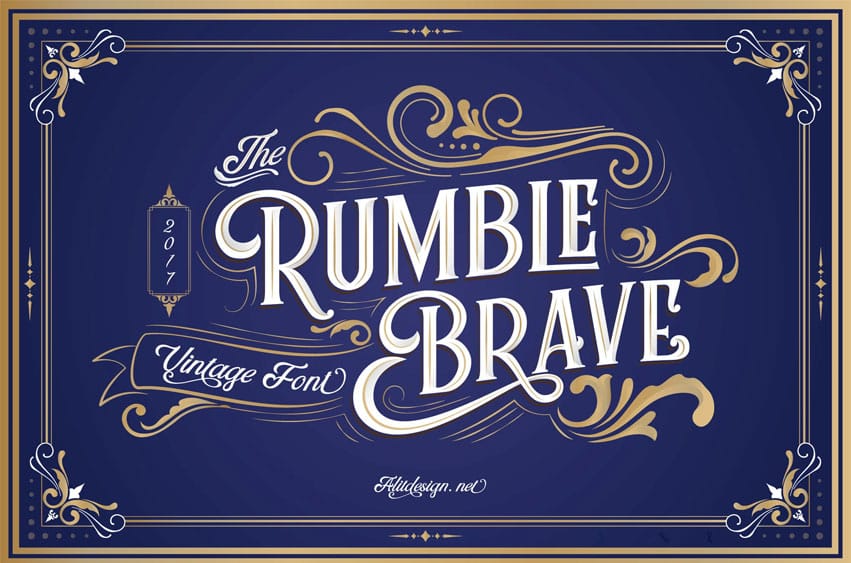 Rumble Brave Font