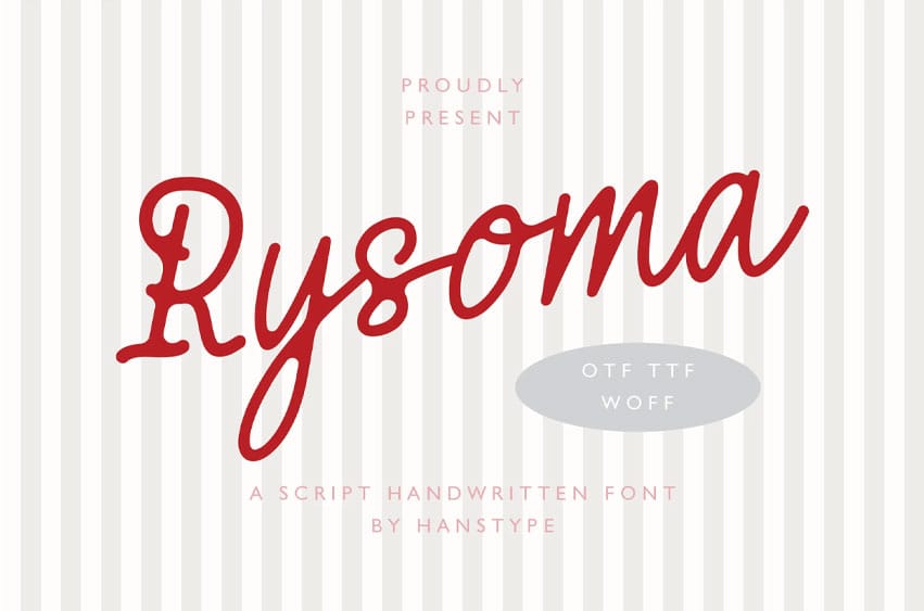 Rysoma Font