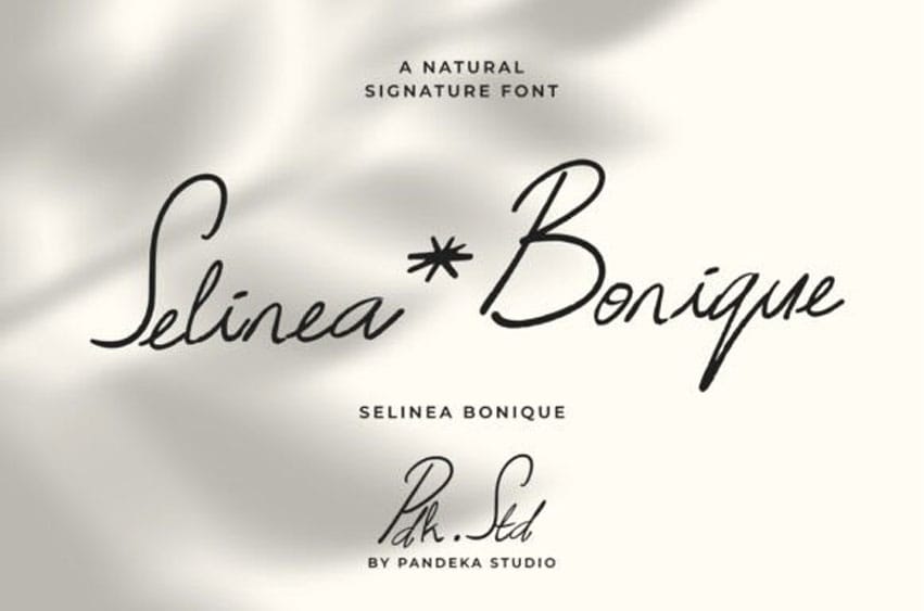 Selinea Bonique Font