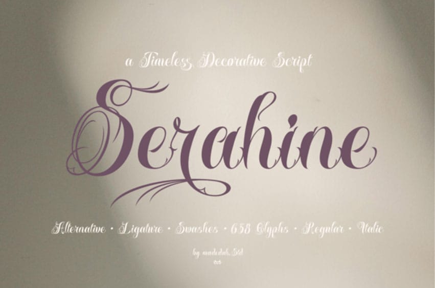 Serahine Font